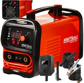 Invertterihitsauskone IGBT/MMA/LIFT/TIG 350A, punainen, Kraft & Dele