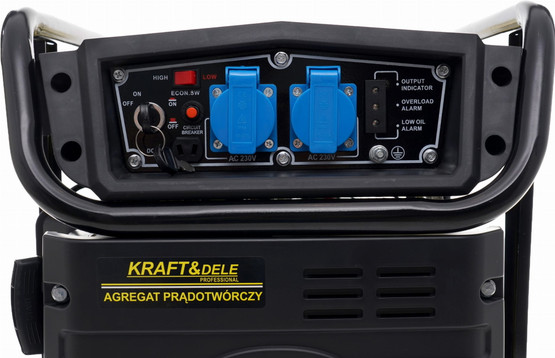Aggregaatti-invertteri 4,8kW, 12V/230V, Kraft & Dele