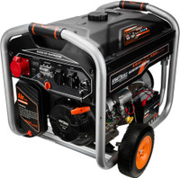 Voimavirta-aggregaatti 9kW, 12V/230V/400V, Bensiini, Kraft & Dele