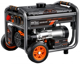 Voimavirta-aggregaatti 9kW, 12V/230V/400V, Bensiini, Kraft & Dele