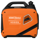 Aggregaatti-invertteri 2,6kW, 12V/230V, Kraft & Dele