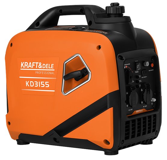 Aggregaatti-invertteri 2,6kW, 12V/230V, Kraft & Dele