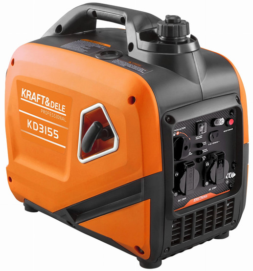 Aggregaatti-invertteri 2,6kW, 12V/230V, Kraft & Dele