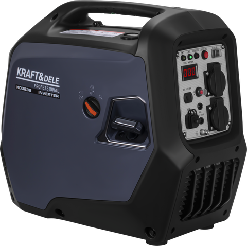 Aggregaatti-invertteri 4kW, USB/12V/230V, Kraft & Dele