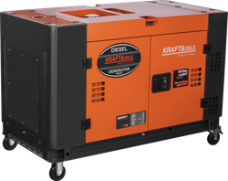 Diesel aggregaatti 17kW/18kW, 12V/230V/400V, Kraft & Dele