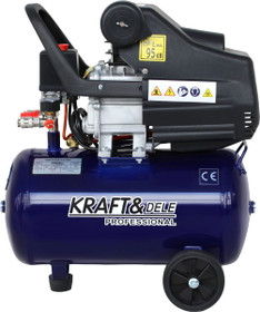Paineilmakompressori 24L, 2800W, 205L/min, Kraft & Dele