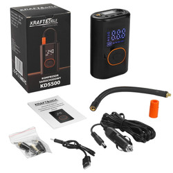 Varavirtalähde 5000mAh kompressorilla ja taskulampulla, Kraft & Dele