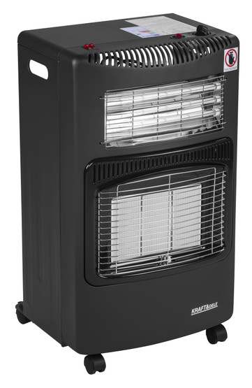 Infrapuna sähkö-/kaasulämmitin 4,2kW + matalapainesäädin 50cm, Kraft & Dele