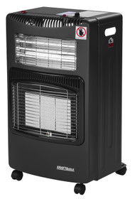 Infrapuna sähkö-/kaasulämmitin 4,2kW + matalapainesäädin 50cm, Kraft & Dele