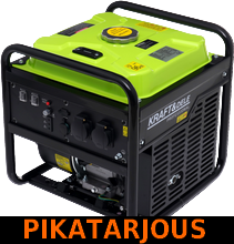 Aggregaatti-invertteri 4,3kW, USB/12V/230V, Kraft & Dele - PIKATARJOUS!
