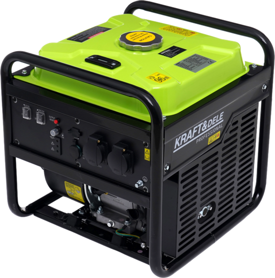 Aggregaatti-invertteri 4,3kW, USB/12V/230V, Kraft & Dele