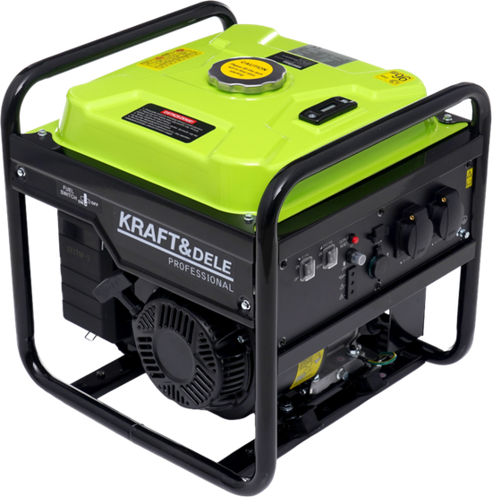Aggregaatti-invertteri 4,3kW, USB/12V/230V, Kraft & Dele