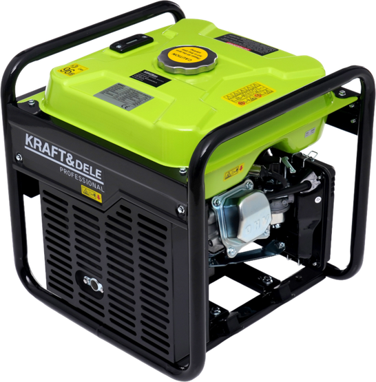 Aggregaatti-invertteri 4,3kW, USB/12V/230V, Kraft & Dele