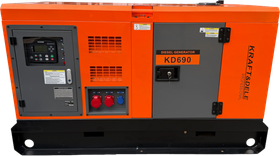 Diesel aggregaatti 23kW/25,3kW, 230V/400V, Kraft & Dele