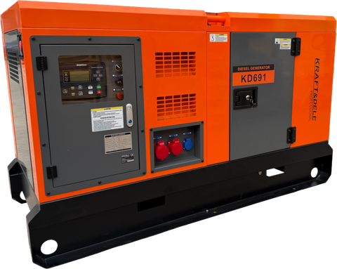 Diesel aggregaatti 30kW/32kW, 230V/400V, Kraft & Dele