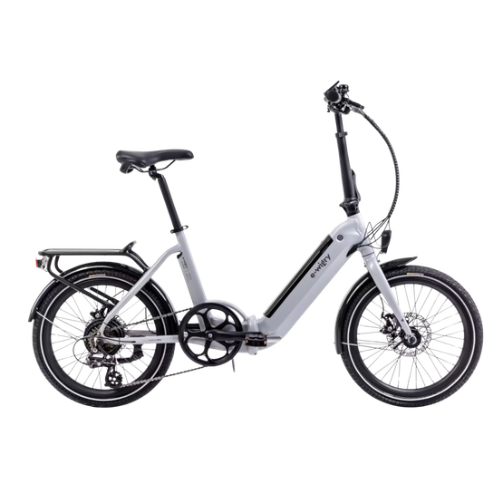 Taittuva sähköpyörä ROMET E-Wigry 1.0, hopea