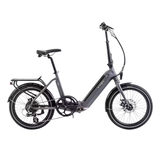 Taittuva sähköpyörä ROMET E-Wigry 1.0, tummanharmaa