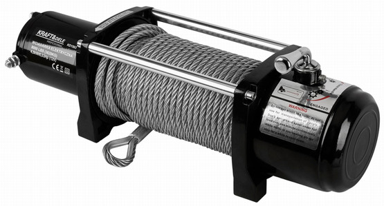Sähkövinssi 12V 3629kg, kauko-ohjain + langaton kauko-ohjain, Kraft & Dele