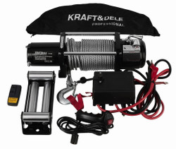 Sähkövinssi 12V 3629kg, kauko-ohjain + langaton kauko-ohjain Kraft & Dele