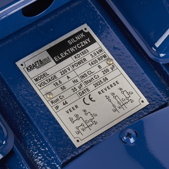 Sähkömoottori 220V 3,0kW 1430rpm Kraft & Dele