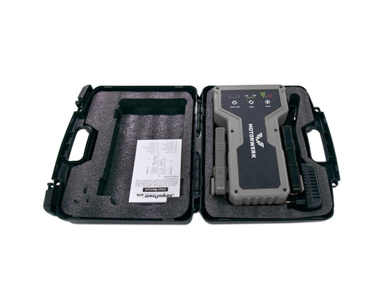 Motorwerk 12/24V 27000mAh raskaan kaluston apukäynnistin