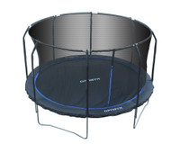 OptiGym Sky 4,3 m trampoliini turvaverkolla