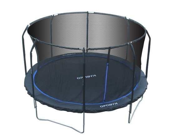 OptiGym Sky 4,3 m trampoliini turvaverkolla