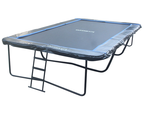 OptiGym Sky Max 4,57 x 3 m trampoliini turvaverkolla