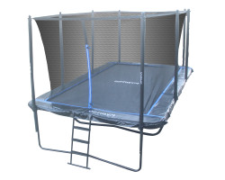 OptiGym Sky Max 4,57 x 3 m trampoliini turvaverkolla