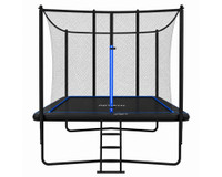 OptiGym Sky Max 4,57 x 3 m trampoliini turvaverkolla