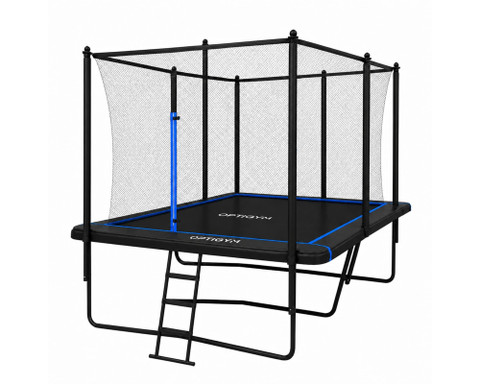 OptiGym Sky Max 4,57 x 3 m trampoliini turvaverkolla