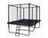 OptiGym Sky Max 4,57 x 3 m trampoliini turvaverkolla