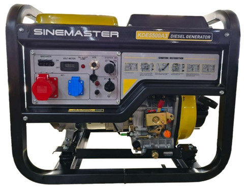 Sinemaster KDE5500A3 400V aggregaatti