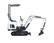 Tiermann ND-100 1.0t minikaivinkone kolmella kauhalla