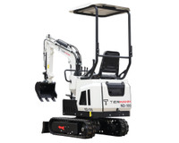 Tiermann ND-100 1.0t minikaivinkone kolmella kauhalla
