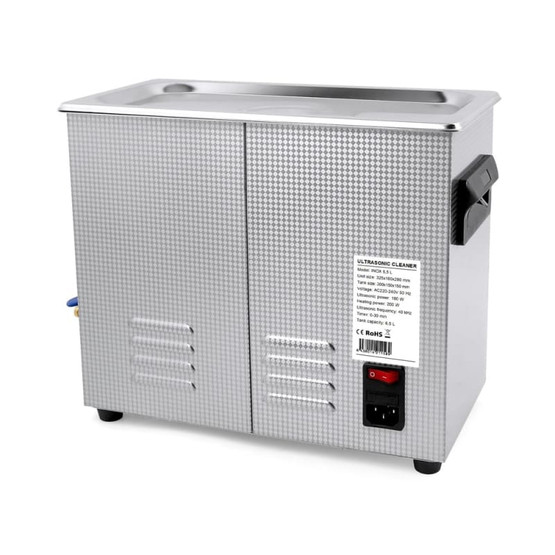 Ultraäänipesuri 6,5L Timco INOX (myös teollisuuskäyttöön)
