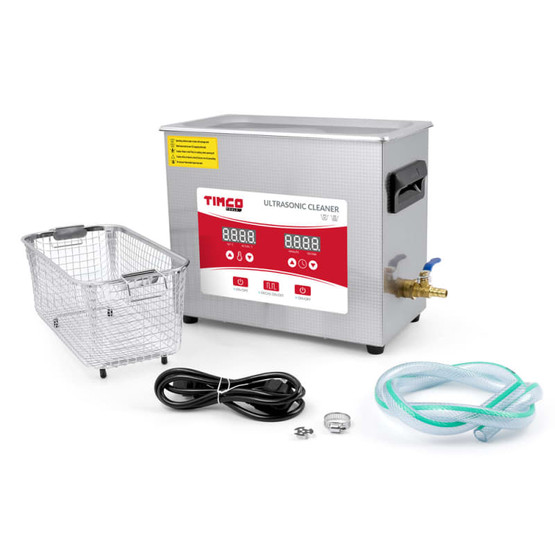 Ultraäänipesuri 6,5L Timco INOX (myös teollisuuskäyttöön)