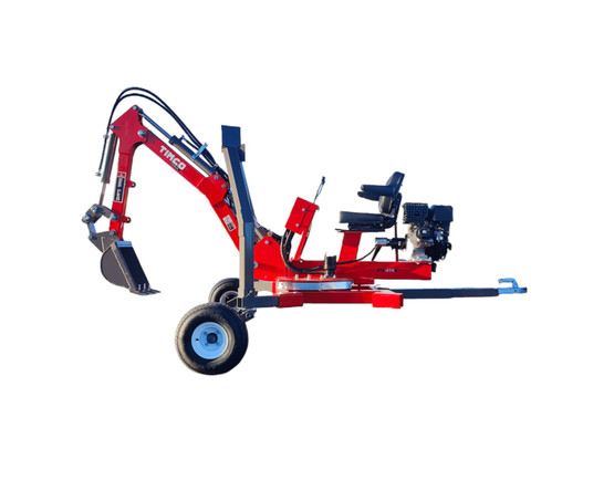 Timco ATV-570R 360 astetta pyörivä kaivuulaite 15hp moottorilla ja 30cm kauhalla
