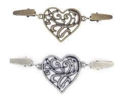 Huivikoru, huiviklipsi, ponchoklipsi, neuleklipsi 