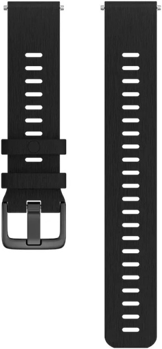 Polar silikoniranneke musta, 20mm, S/L 910106980