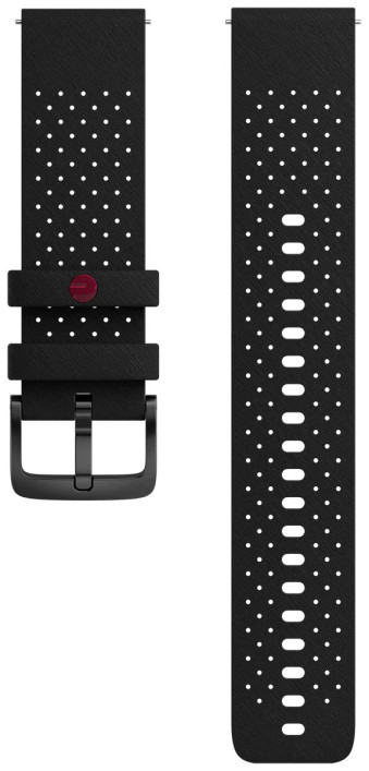 Polar silikoniranneke musta, 22mm, S/L 910108907