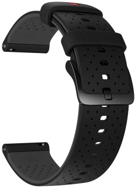 Polar silikoniranneke musta, 22mm, S/L 910108907