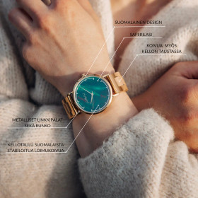 HAVU, Revontuli - Koivu Unisex rannekello (40 mm)