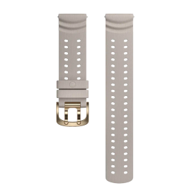 Polar silikoniranneke Greige-Gold, 22mm, S/L 910112401