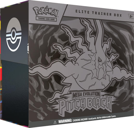 Pokémon TCG: ME5 Pitch Black - Elite trainer box (julkaisupäivä 17.7.2026)
