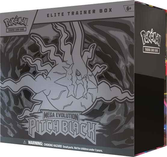 Pokémon TCG: ME5 Pitch Black - Elite trainer box (julkaisupäivä 17.7.2026)