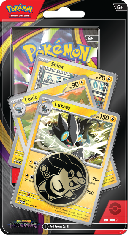 Pokémon TCG: ME5 Pitch Black - Premium Checklane Blister kombo (julkaisupäivä 17.7.2026)