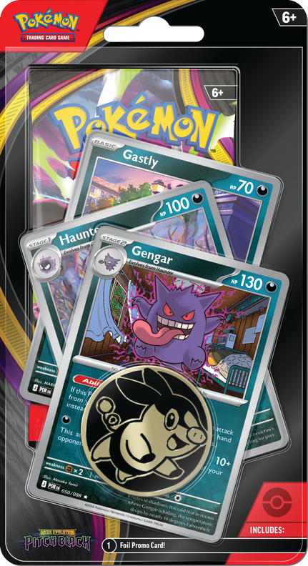 Pokémon TCG: ME5 Pitch Black - Premium Checklane Blister kombo (julkaisupäivä 17.7.2026)