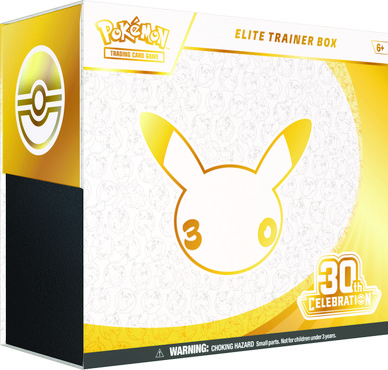 Pokémon TCG: 30th Celebration - Elite trainer box (julkaisupäivä 16.9.2026)