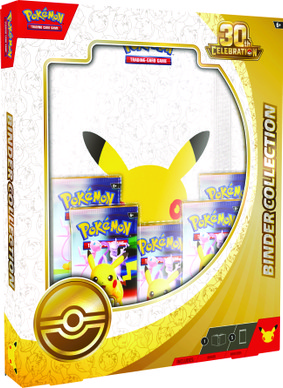 Pokémon TCG: 30th Celebration - Binder collection (julkaisupäivä 16.9.2026)